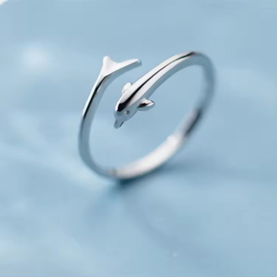 Devlin Damen ring, größenverstellbar 48-54 Offen Sterling Silber 925