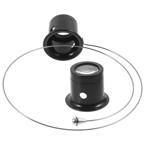 Máscara de ojos lupa diadema lupa señorita oficina reloj lupa - Imagen 6 de 12