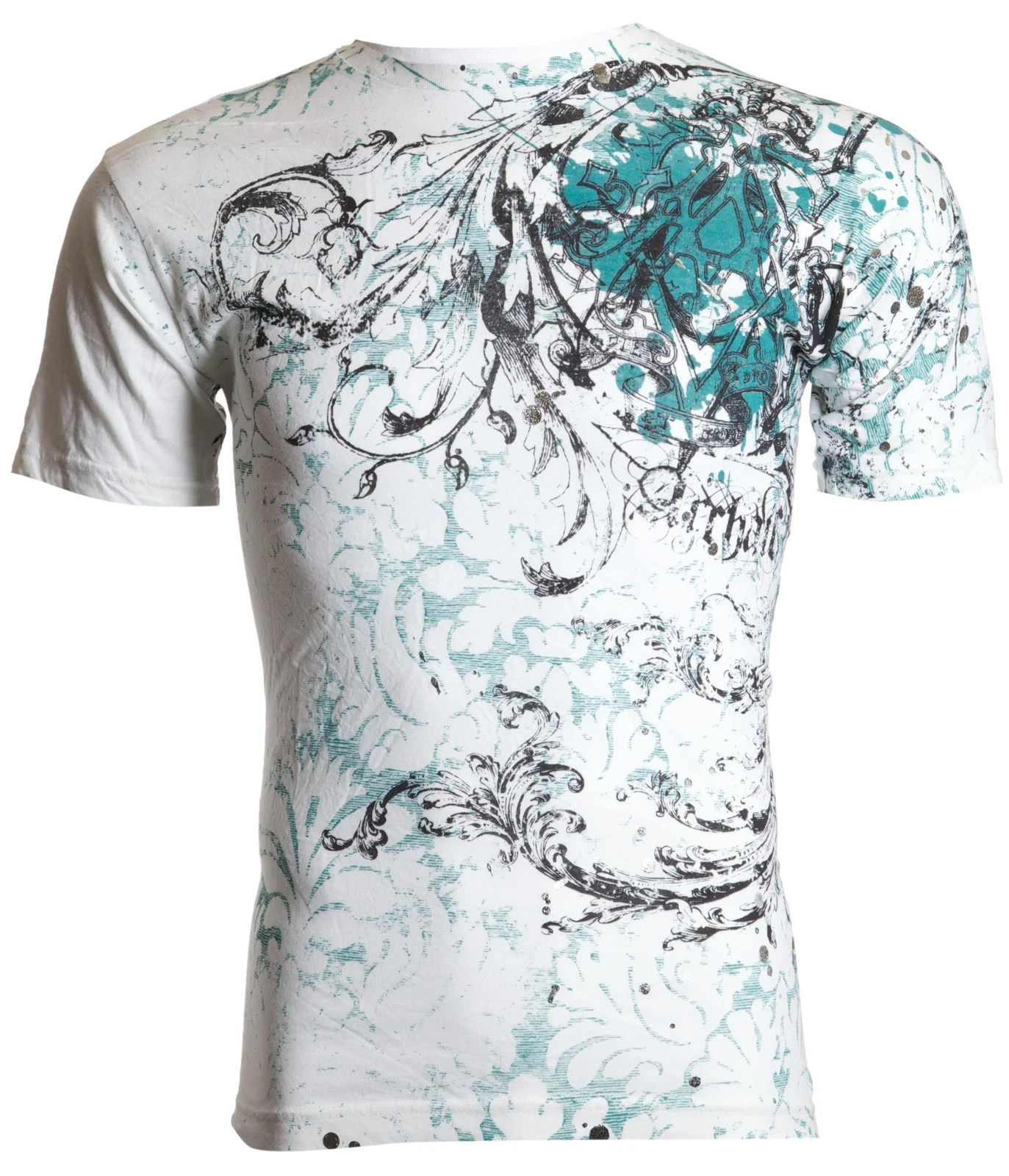 Archaic by Affliction Men's T-Shirt Heraldry Wings Biker
Opens in a new window or tab