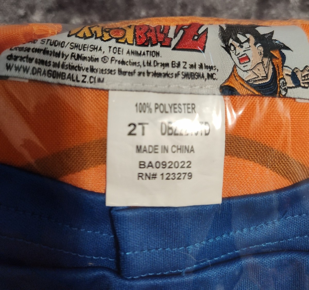  Toddler Dragon Ball Z Goku Costume Size 2T | eBay
