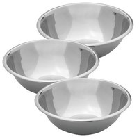 Heavy Duty Stainless Steel Mirror Finish Commercial Restaurant Mixing Bowl 3 Set Heavy Duty Stainless Steel Mirror Finish Commercial Restaurant Mixing Bowl 3 Set