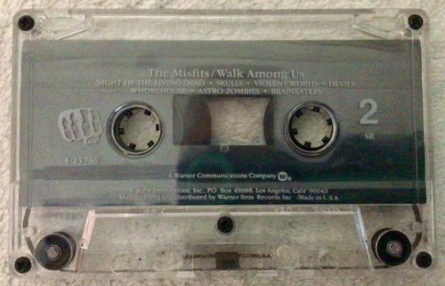 Misfits Walk Among Us Cassette Tape Vintage 1982 Ruby Records Danzig Samhain - Picture 6 of 7