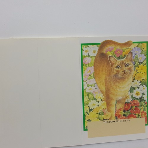 Lote de 15 placas de libro para gato gatito artista Antioquía Lesley 1989 jardín de flores - Imagen 4 de 4