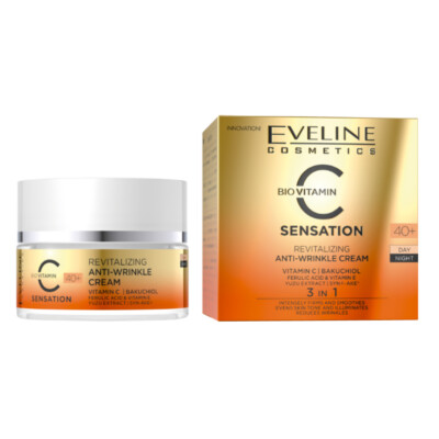 Gesichtscreme Eveline Cosmetics Bio Vitamin C Creme 40+ Gesichtspflegecreme