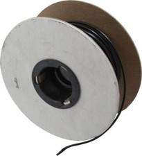 Made in USA 2:1, PVC Heat Shrink Electrical Tubing Black
