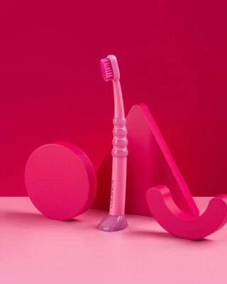 1x Curaprox BABY ZAHNBÜRSTE, PINK - Neu - OVP - Blister, Versand Weltweit