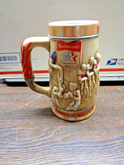 1984 olympic budweiser beer stein