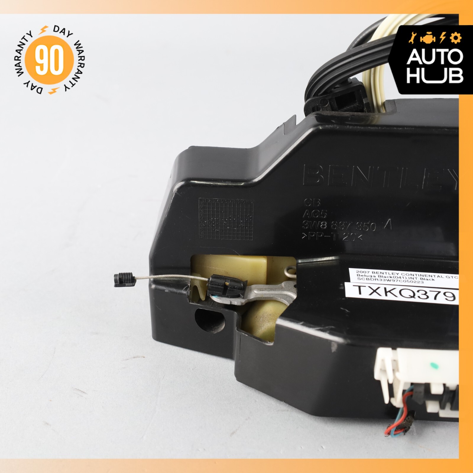 03-10 Bentley Continental GTC Front Right Door Lock Latch Keyless Go OEM