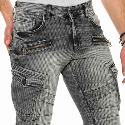 CIPO & BAXX CUBIC MENS JEANS DENIM SLIM FIT CD369 ALL SIZES - Foto 7