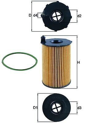MAHLE OX420D Ölfilter für AUDI PORSCHE VW