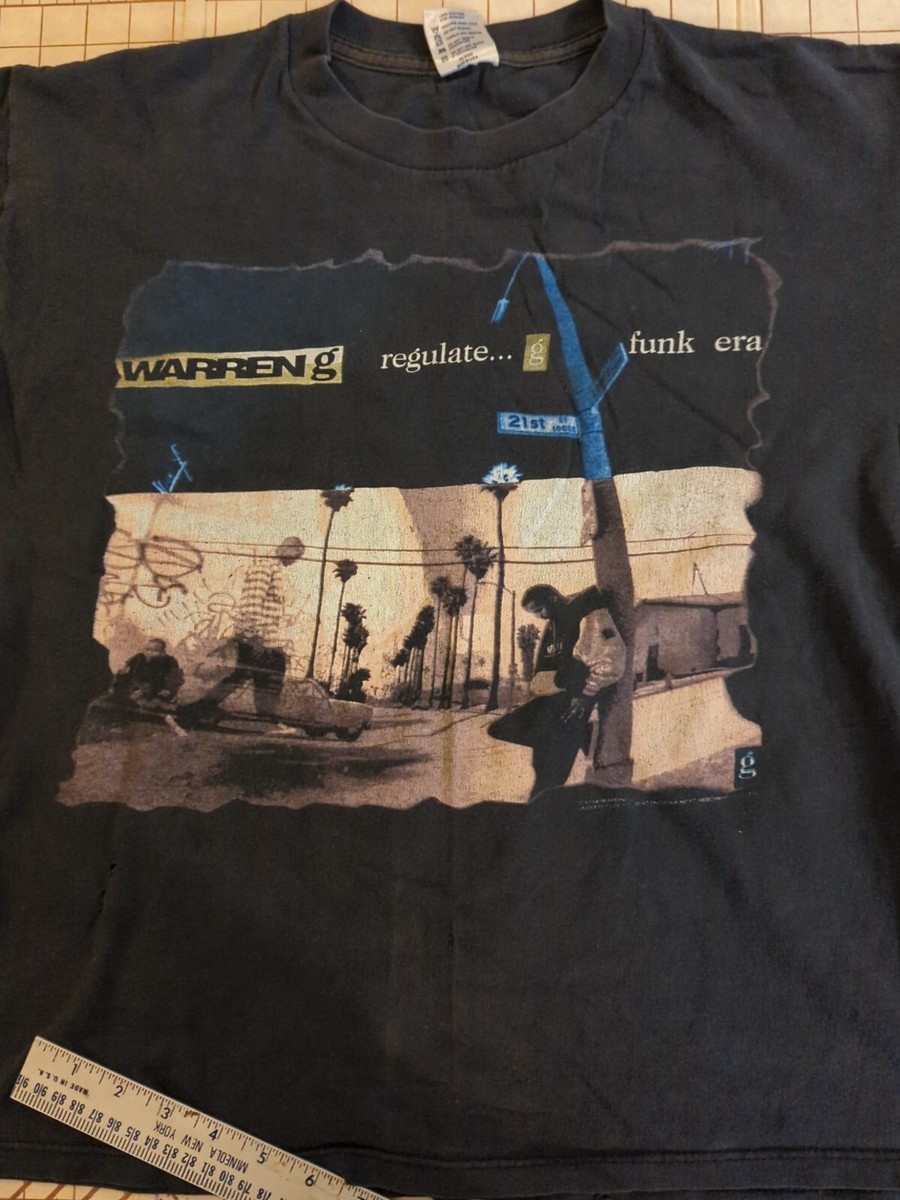 Vintage Warren G Regulate Funk Era 1994 Rap Shirt Large Vintage Warren G Regulate Funk Era 1994 Rap Shirt Large