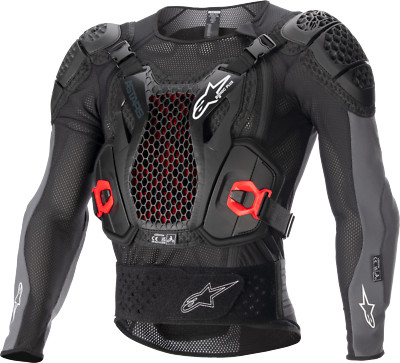 Alpinestars Bionic Plus V2 Protection Jacket Lg Black/Anthracite/Red