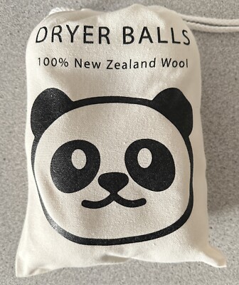 New Zealand 100% Wool Dryer Balls (6) All Natural Fabric Softener Eco Friendly