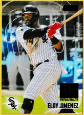 2021 Topps Stadium Club Black Foil Virtual Reality Eloy Jimenez VR-12   55/99