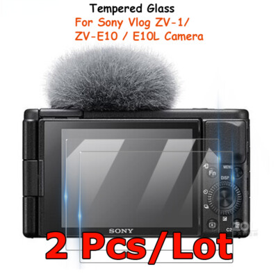 2PCS Sony ZV-1 ZV-E10 E10L ZV-E1 1F Camera Tempered Glass Cover Screen Protector