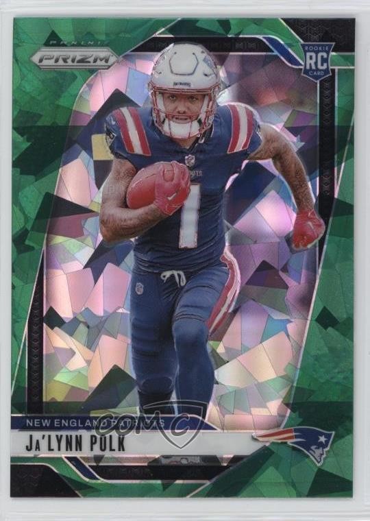 2024 Panini Prizm Rookies Green Ice Prizm Ja'Lynn Polk #339 Rookie RC 1k9t