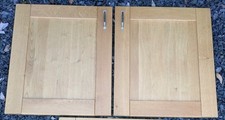 Shaker Style Solid Wood Kitchen Cupboard Door Front,  600 x 715mm, 2 No. (Set A)