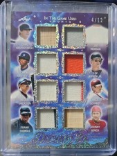 2025 Leaf In The Game Used Dream 8's 8 Player Relic Griffey Jr/Jackson 04/12