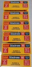 Kodak Ektachrome 160 Type A Super 8 Film 6 Boxes For Sale Sold Each Same Lot