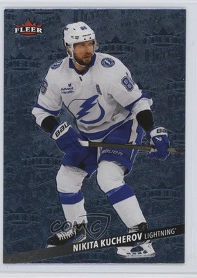 2025 Upper Deck Fleer Ultra Medallions Platinum /100 Nikita Kucherov #M-22 00d2