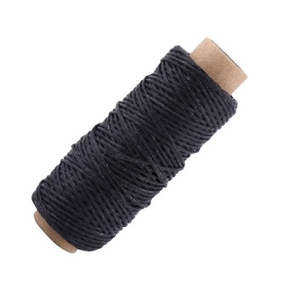 1pc Waxed Sewing Thread Für Leder Hand Nähen Handwerk 150D 50m