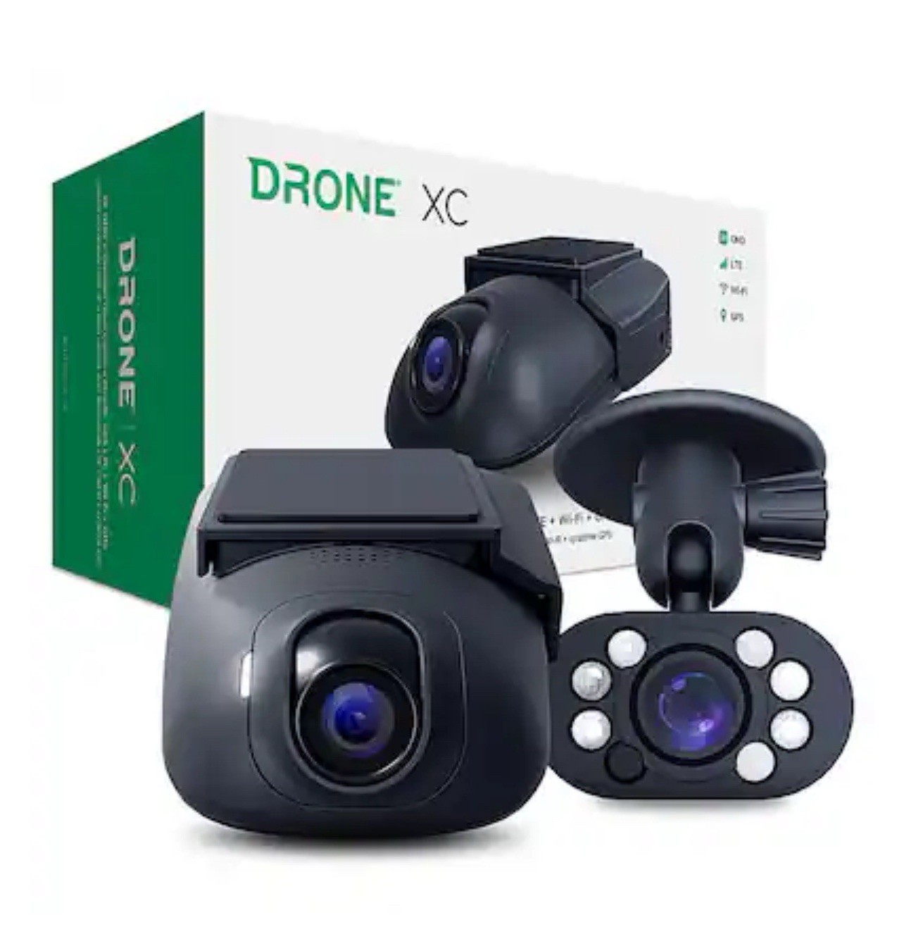 XC Dash Camera LTE + GPS + Security Sleek 1440p Dash Camera 