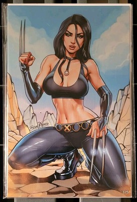 Skyline #4 Laura Kinney X-23 Brian Miroglio X-Men Virgin Metal Variant #3/5 - NM