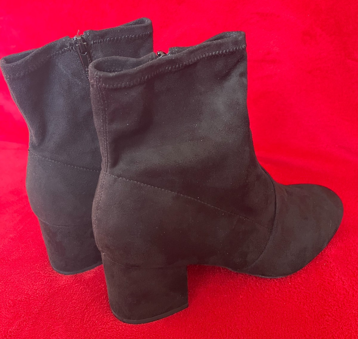UNISA BLACK FABRIC BOOTS WOMENS SHOES 11 ** See HUGE Collection here RN image 2