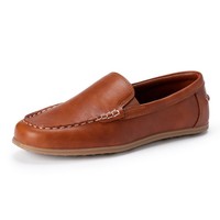 Amazon Essentials Jungen Moc Toe Slip-On Loafers, Hellbraun, 31 EU