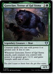 Goreclaw, Terror of Qal Sisma - Commander Masters #293 Uncommon