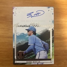 2025 Panini Impeccable Bobby Witt Jr. Award Winning On Card AUTO Royals SSP /35
