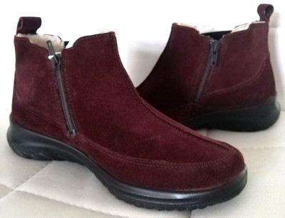 Legero Damen Softboot Gefütterte Gore-tex Wlnter Stiefelette Velour Größe 36 neu