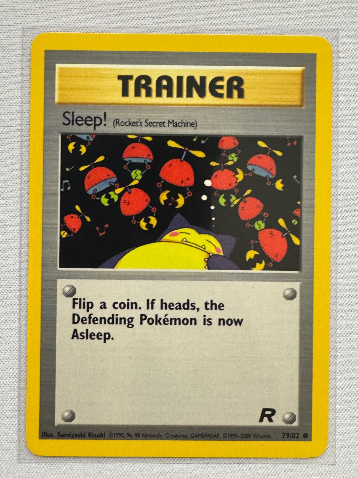 Sleep! 79/82 Common Team Rocket Pokemon Near Mint