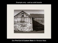 25 Warm White Museum Board 8 x 10'' 4 Ply 100 Cotton