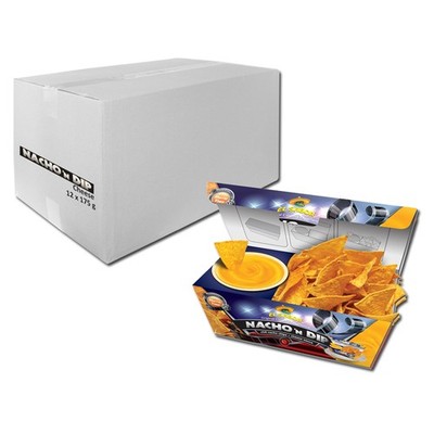 (11,82 /1kg) Nacho 'n Dip, Tortilla Chili Chips mit Käse Dip 175g 12 Packungen
