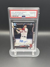 Marcelo Mayer 1st Bowman Chrome Auto PSA 10 Red Sox Top Prospect 🔥