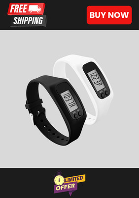Waterproof Step Counter Watch Fitness Tracker Watch Calorie Distance Pedometer