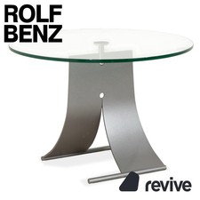 Rolf Benz 5170 Glas Couchtisch Silber