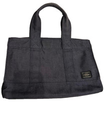 Yoshida Porter Smoky Handbag Tote Bag, Black Made in Japan
