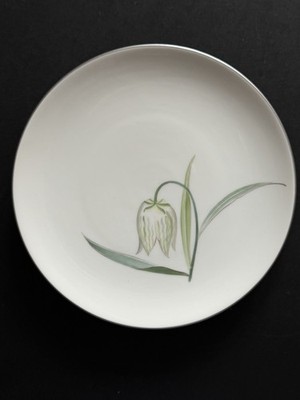 KPM Trude Petri Else Möckel URBINO Lilienservice + Platinrand Mittelteller