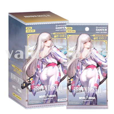 NIKKE Brown Dust 2 Golden Tamago NIVEL ARENA Booster Pack Box BT06
