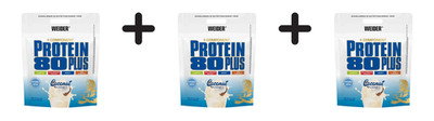 3 x Weider Protein 80 Plus (2000g) Coconut (53,33 EUR/kg)