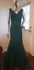 Ladies Emerald Green Formal Dress