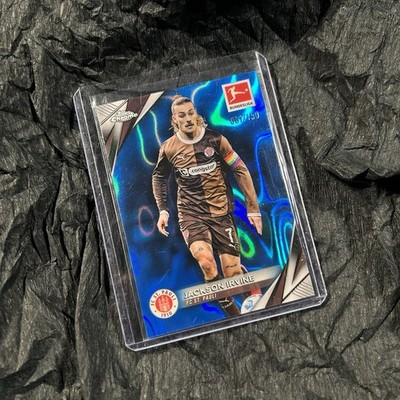 2025 TOPPS - CHROME BUNDESLIGA - BLUE WAVE / 150 - JACKSON IRVINE 