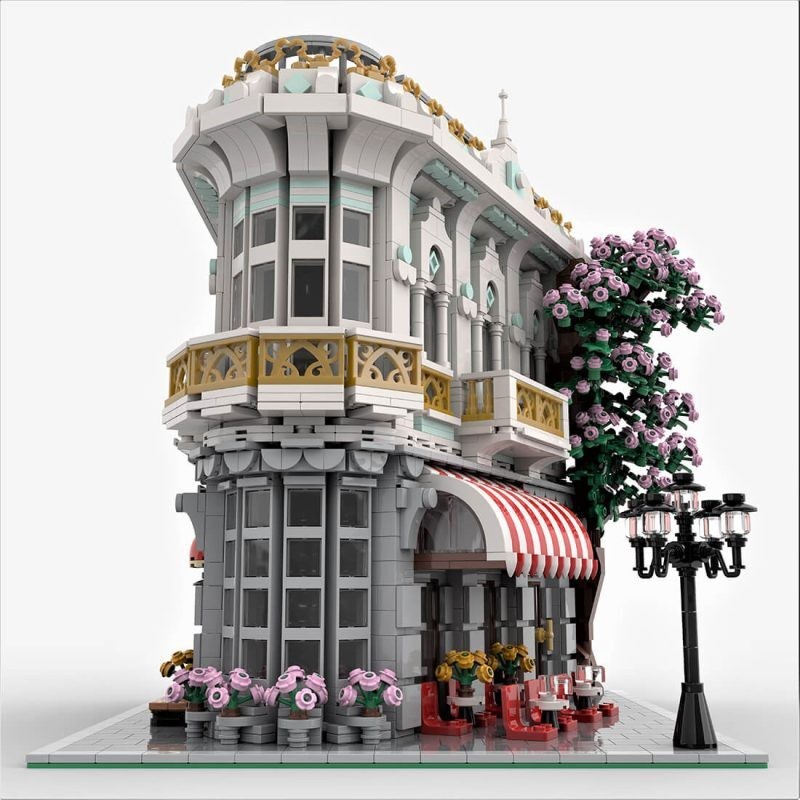Modular Street Corner Shop Set 3281 pieces pour les 14 ans e