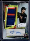 2026 Topps Finest Jonah Tong Base (RAW)