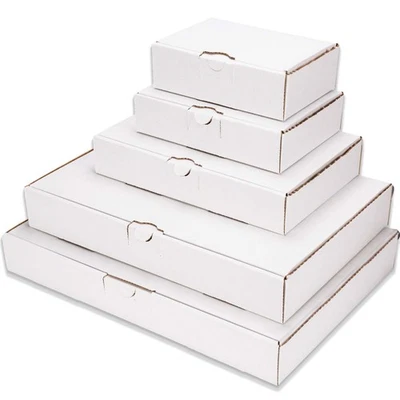 KARTONPRIMUS Maxibriefkarton Versandkarton Postkarton Faltkarton Maxibrief Warensendung weiß