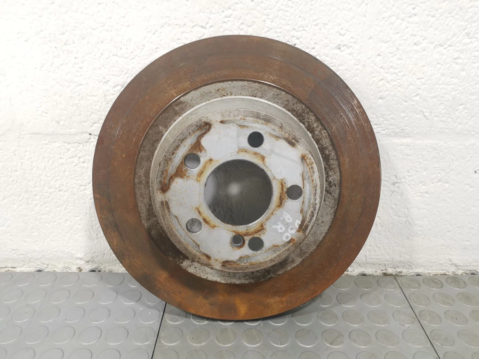 Mercedes-Benz 2014 CLS550 RWD 4.7 Rear Left Right Brake Disc Rotors Set Of 2 - Image 2 of 4