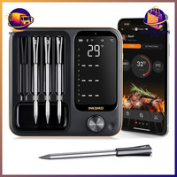 Fleischthermometer Kabellos Grillthermometer Mit APP 4 Sonden FüR BBQ Grillen
