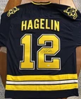 Carl Hagelin Signed Adidas Men’s Small Hockey Jersey Michigan Wolverines